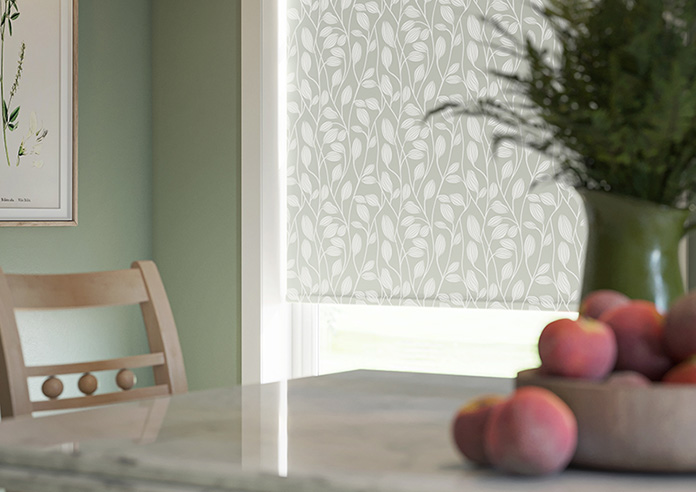 Leaf Motif, Old English Green - Twist&Fit Roller Blind - Image 5